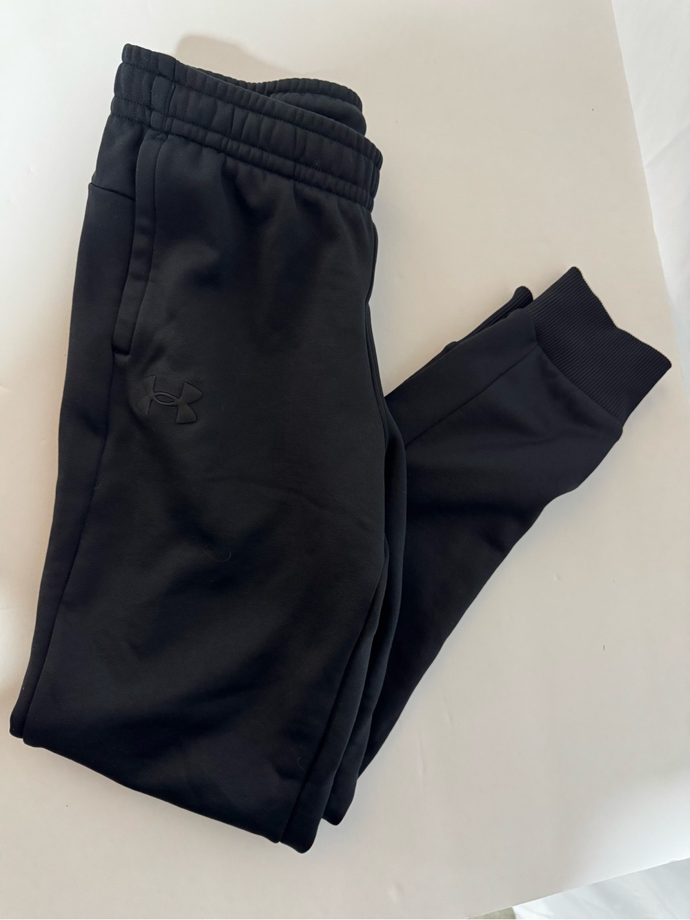 Under Armour Loose Performance Joggers with Elastic Waist Black Youth Large